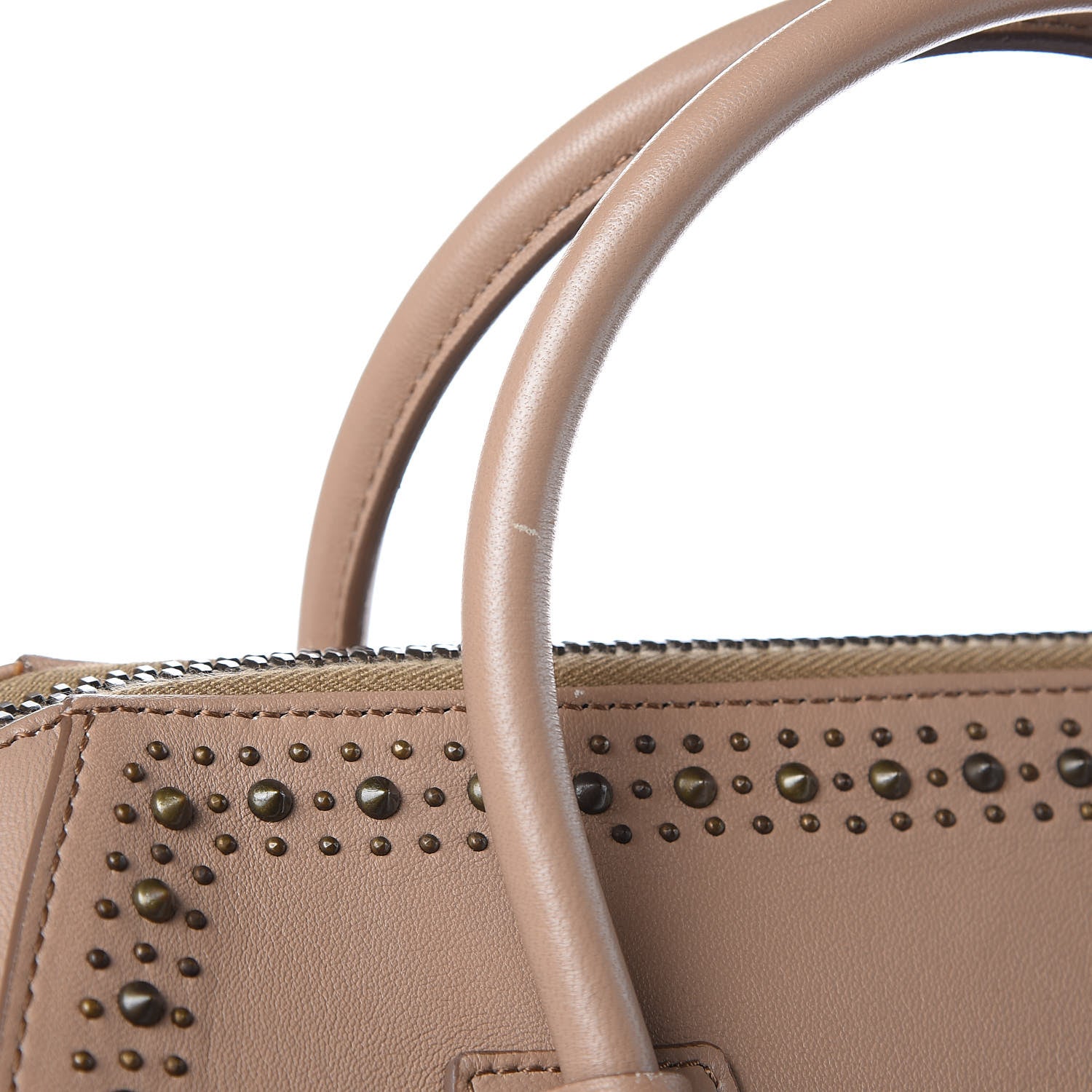 Givenchy Calfskin Medium Studded Antigona Beige 10 of 12