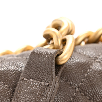 Chanel Caviar Quilted Medium Boy Flap Khaki 34 of 34