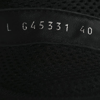 Chanel Suede Calfskin Nylon Grosgrain CC Sneakers 40 Grey 10 of 11