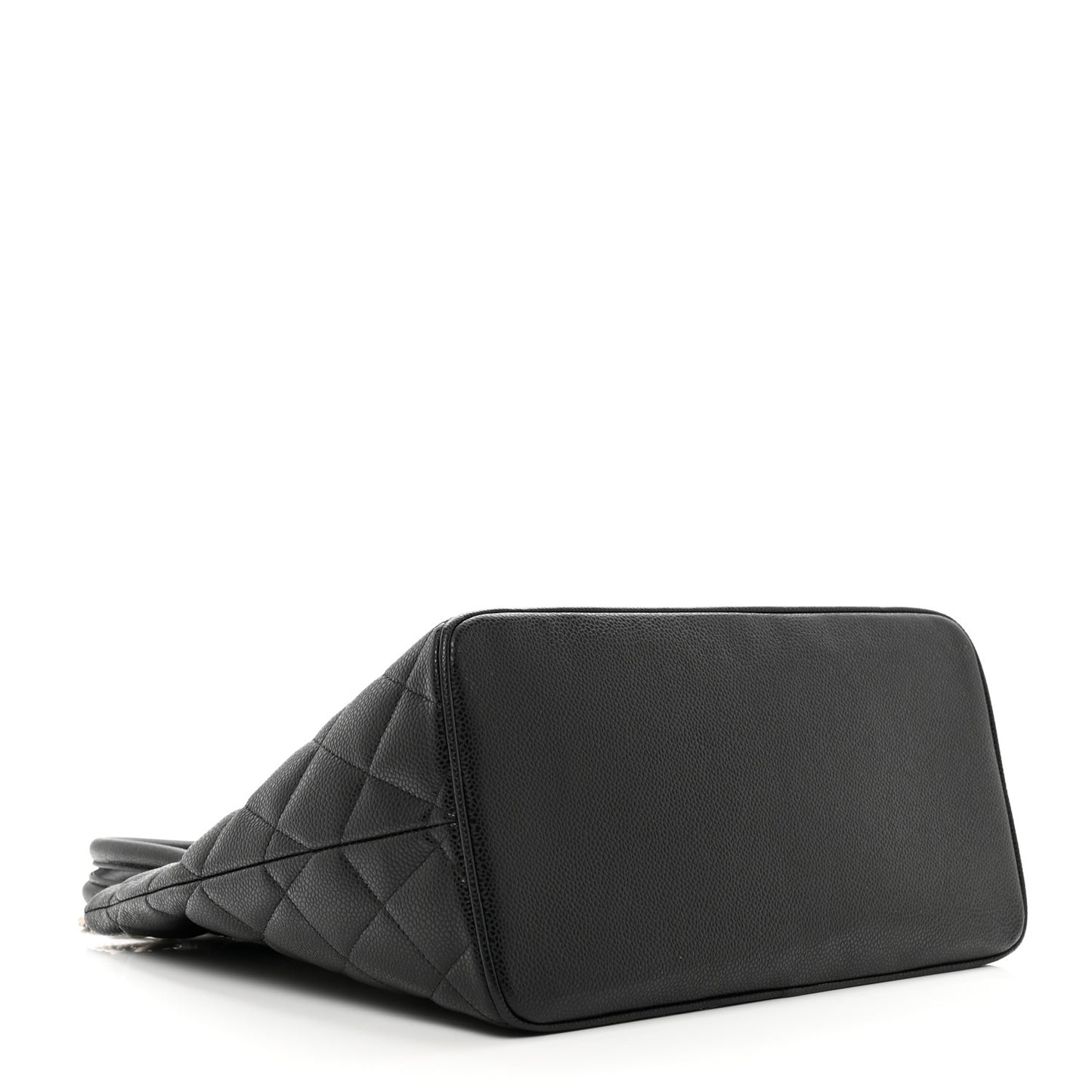 Caviar Quilted Medallion Tote Black