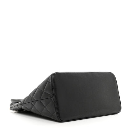 Chanel Caviar Quilted Medallion Tote Black 4 of 10