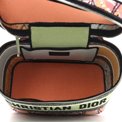 Christian Dior Canvas Embroidered Dior In Lights Diortravel Vanity Case Multicolor 4 of 4