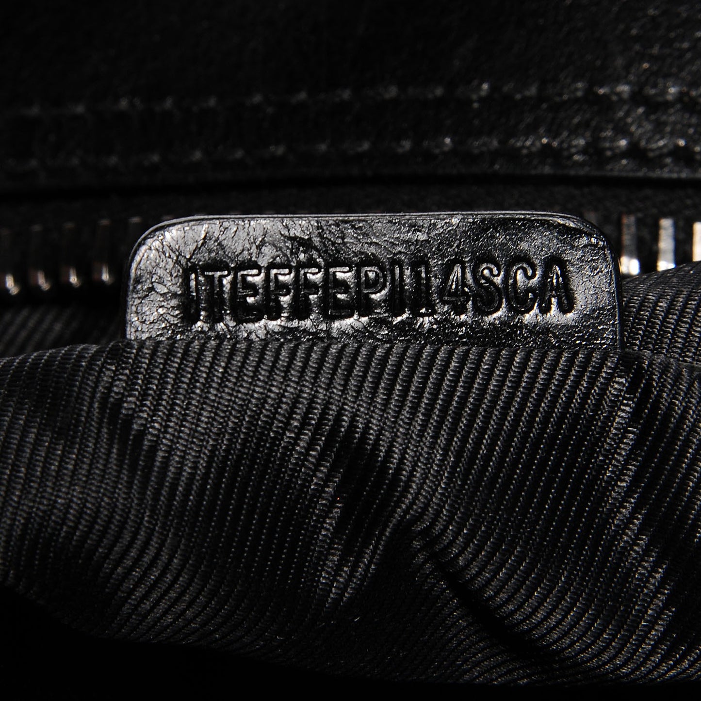 Prorsum Calfskin Studded Knight Satchel Black