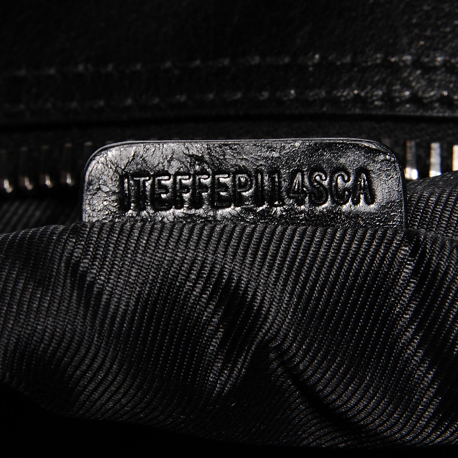 Burberry Prorsum Calfskin Studded Knight Satchel Black 7 of 9