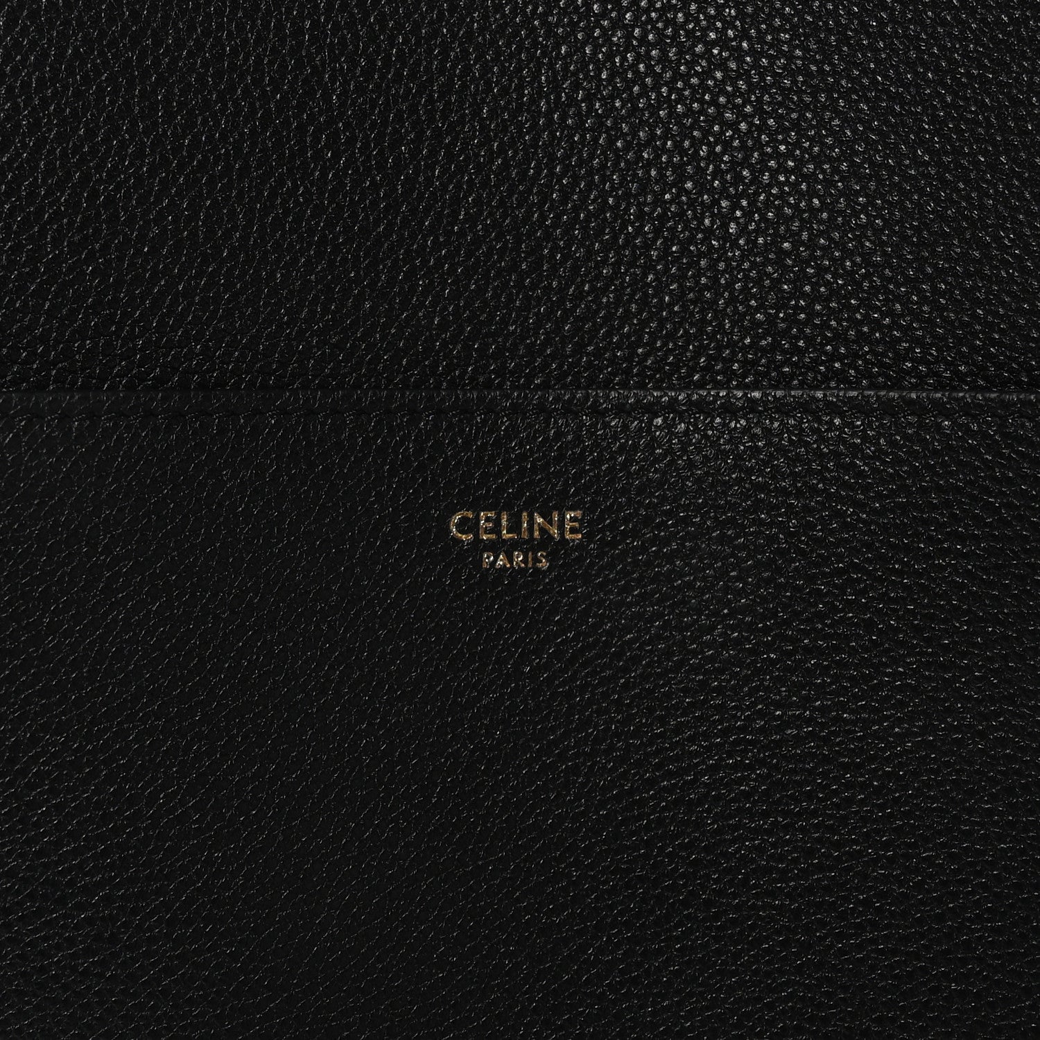Celine Soft Grained Calfskin Sangle Bucket Bag Black 6 of 9