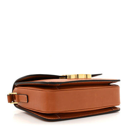 Celine Shiny Calfskin Teen Triomphe Tan 4 of 13