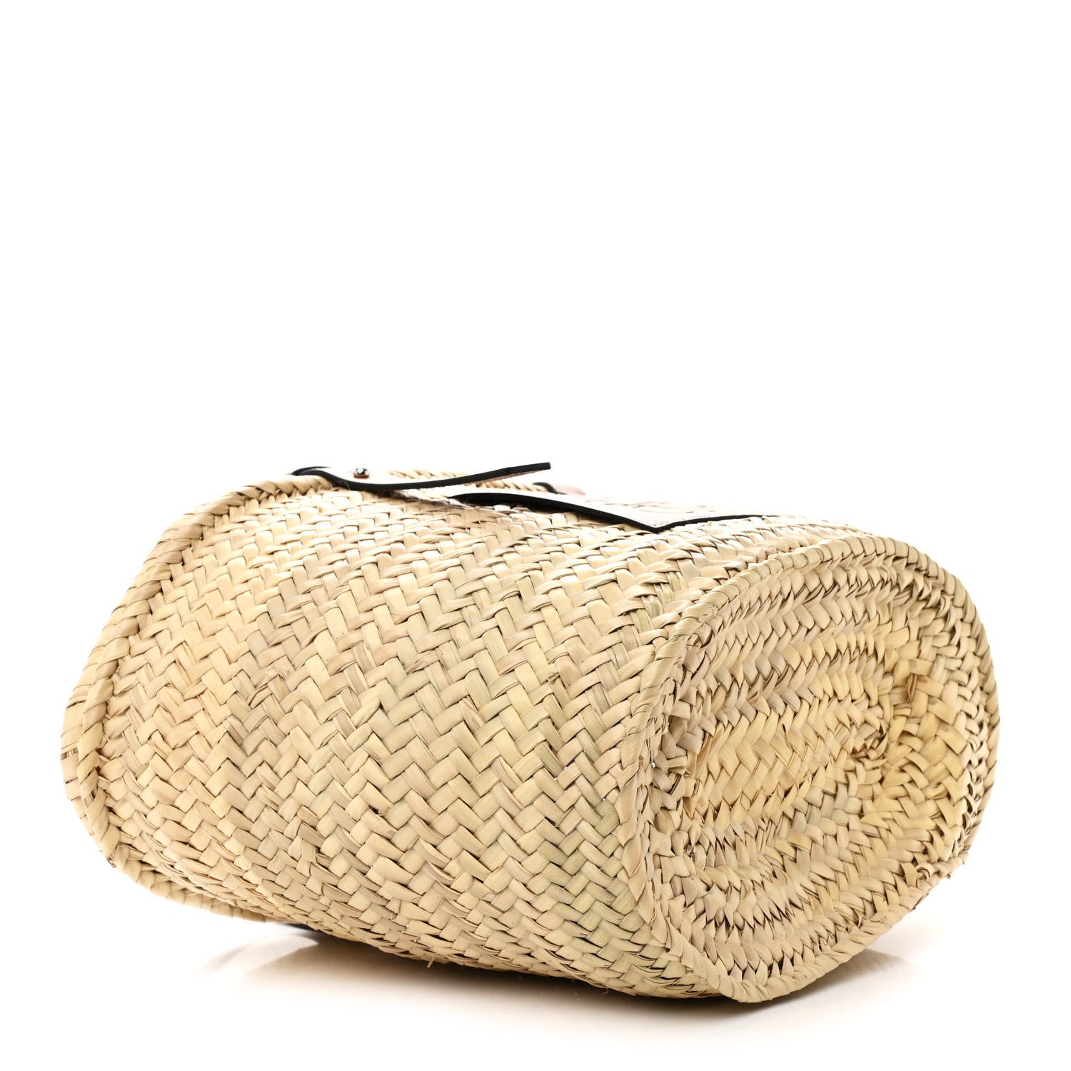 Loewe Raffia Basket Tote Bag Natural Tan 4 of 10