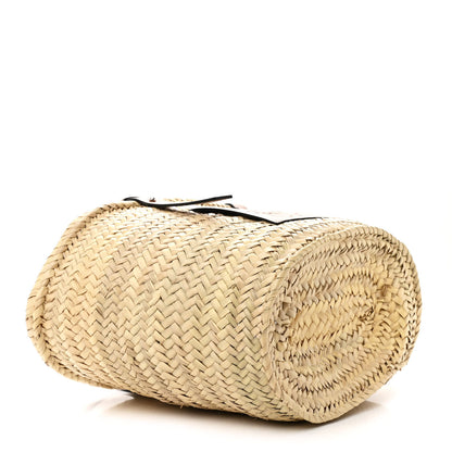 Loewe Raffia Basket Tote Bag Natural Tan 4 of 10