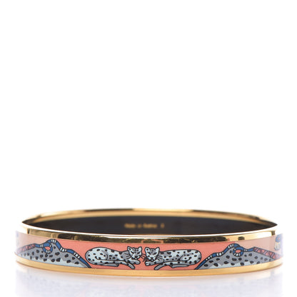 Hermes Enamel Printed Narrow Bracelet 70 3 of 7