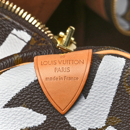 Louis Vuitton Monogram Graffiti Keepall 50 Silver 5 of 9