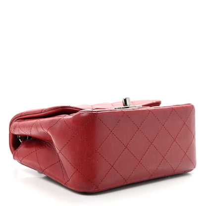 Chanel Lambskin Quilted Mini Square Flap Red 4 of 10