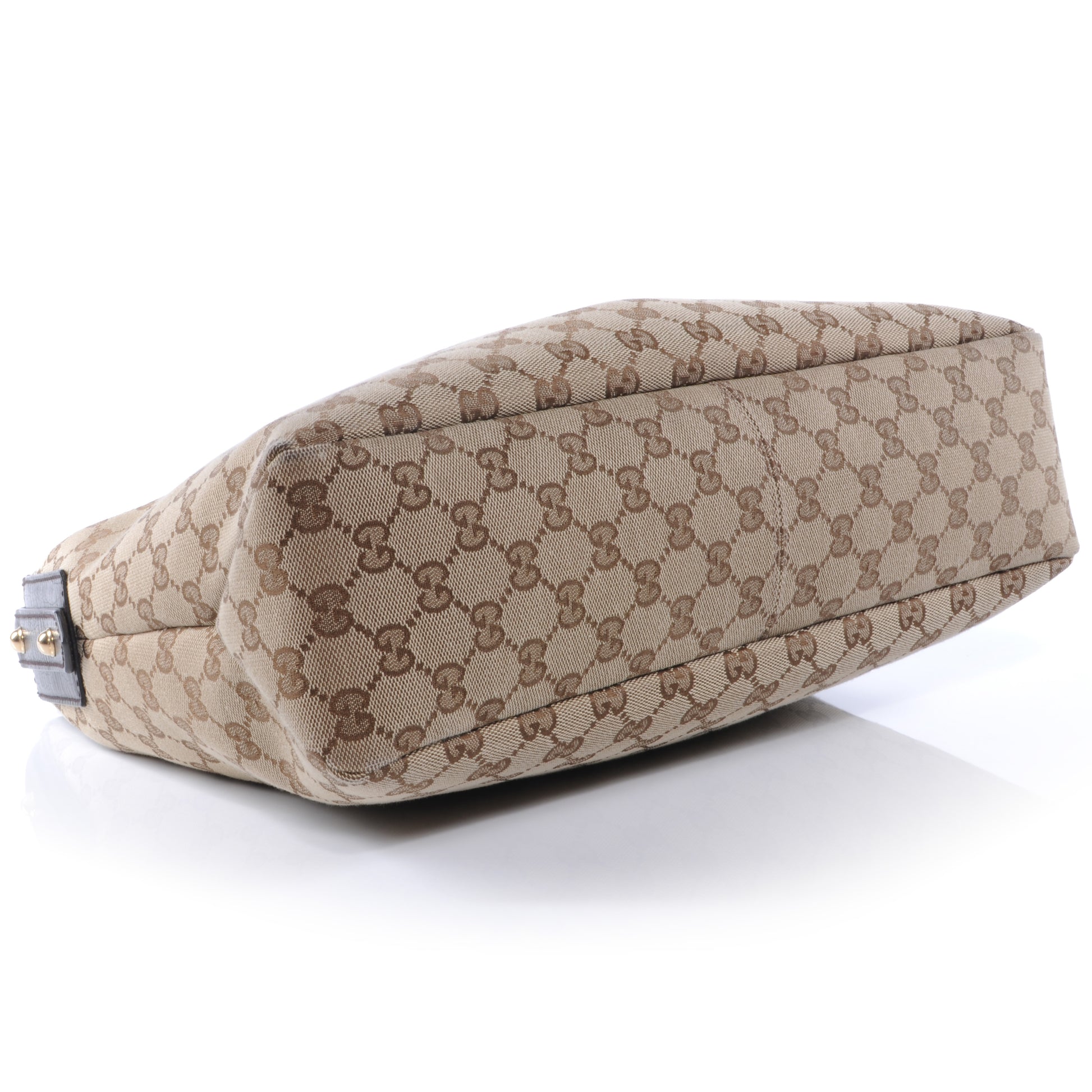 Gucci Monogram Medium Horsebit Chain Hobo Ebony 4 of 7