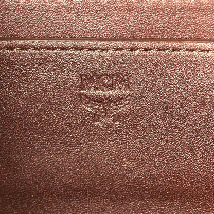 MCM Visetos Studded X-Mini Stark Backpack Champagne Gold 6 of 10