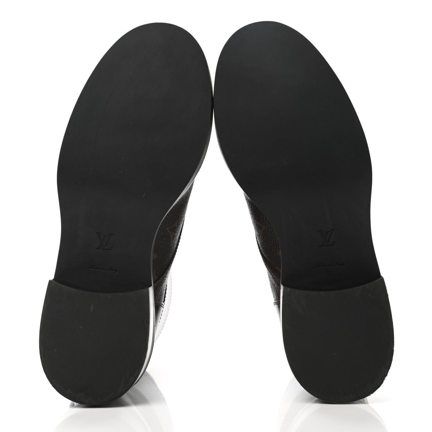 Calfskin Monogram Wonderland Flat Ranger Boots 37 Black