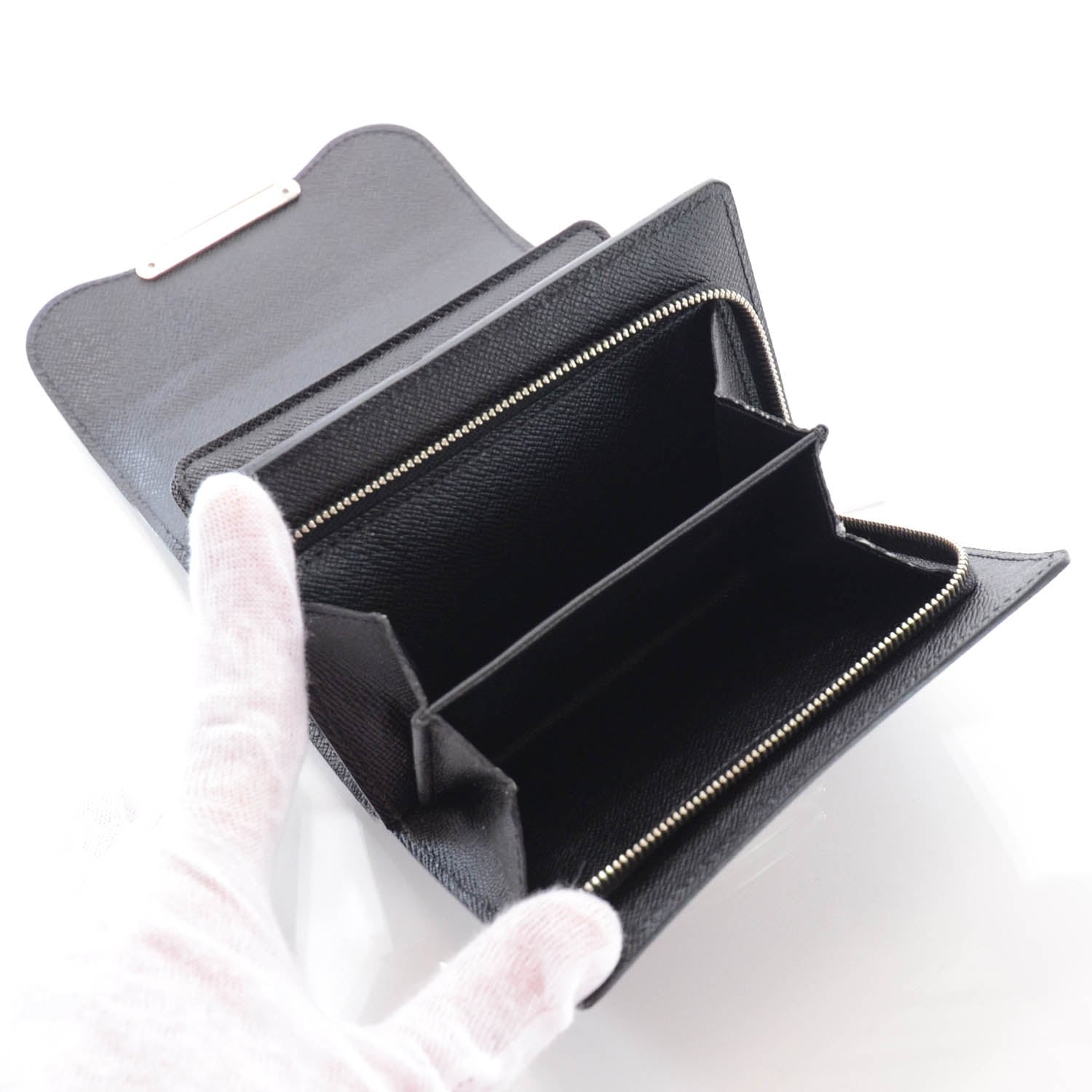 Louis Vuitton Electric Epi Joey Wallet Black 8 of 8