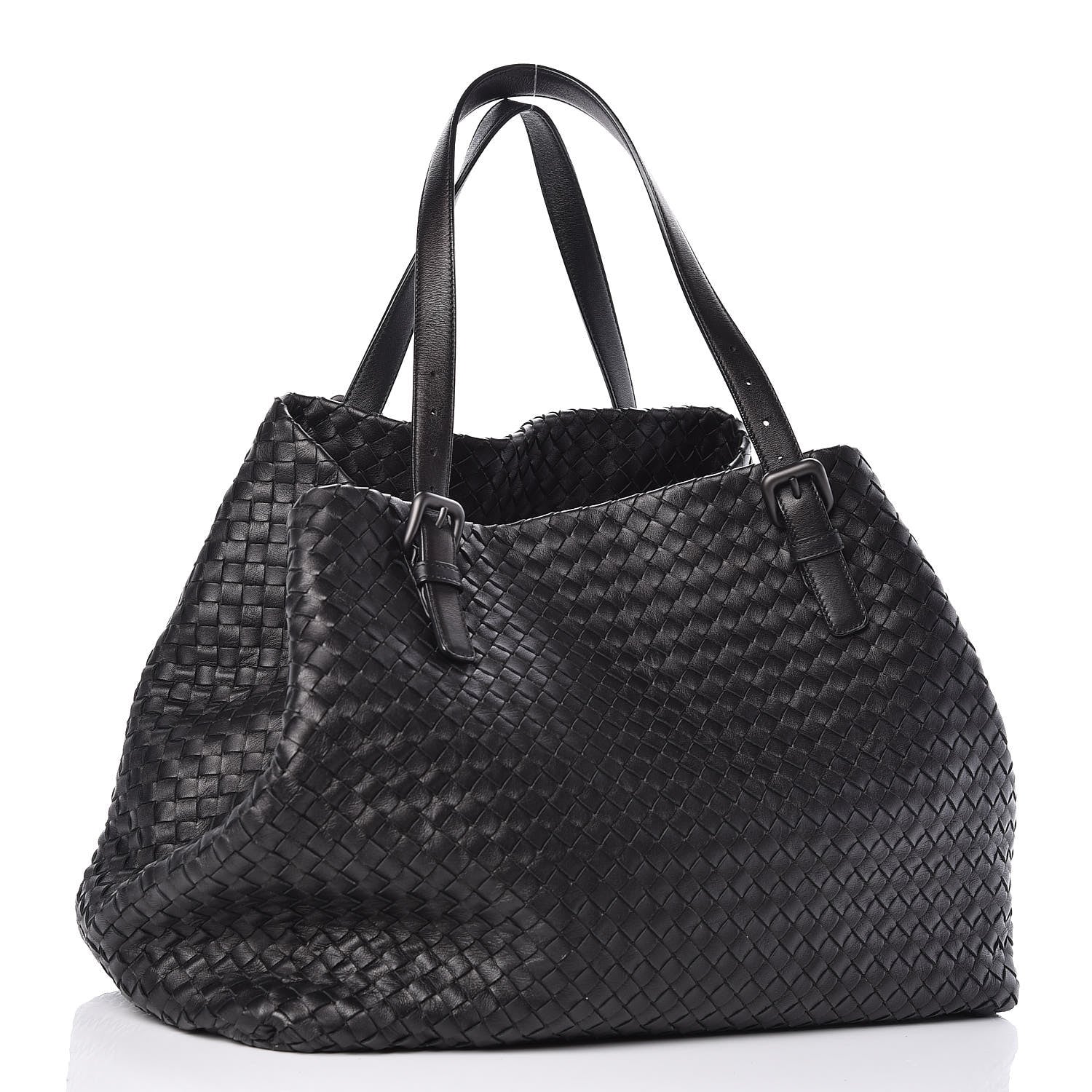 Bottega Veneta Nappa Intrecciato Large Seamless Tote Black 3 of 10