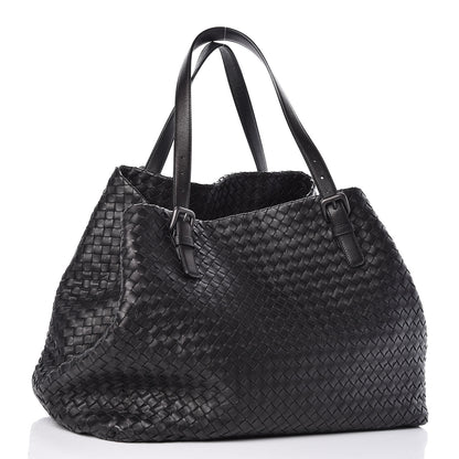 Bottega Veneta Nappa Intrecciato Large Seamless Tote Black 3 of 10
