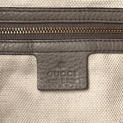 Gucci Pebbled Calfskin Medium Soho Shoulder Bag New Fango 6 of 11