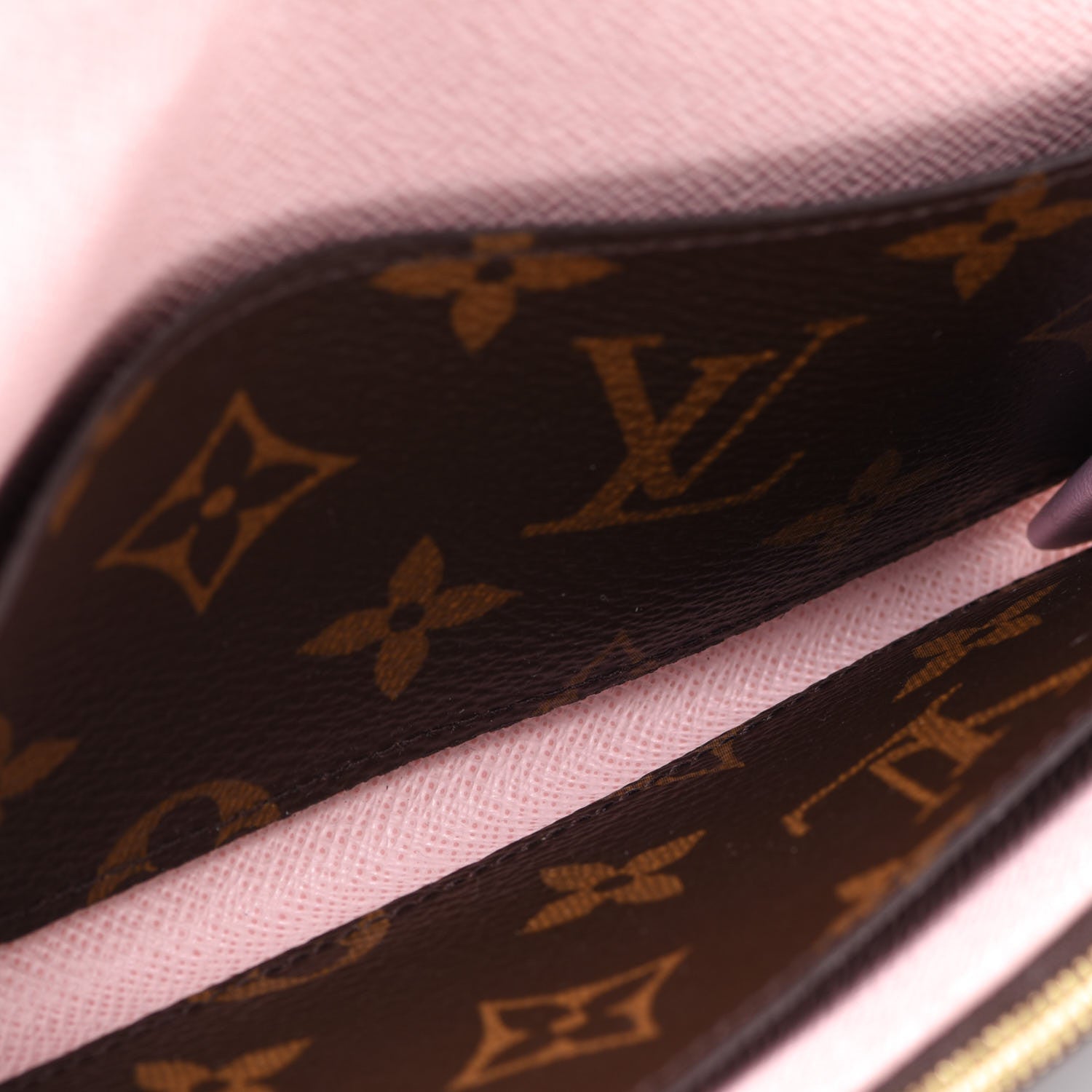 Louis Vuitton Monogram Emilie Wallet Rose Ballerine 5 of 9