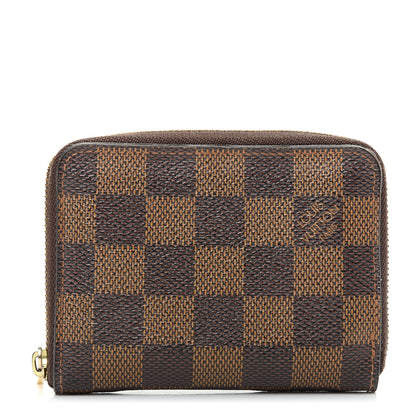 Louis Vuitton Damier Ebene Zippy Coin Purse 1 of 8