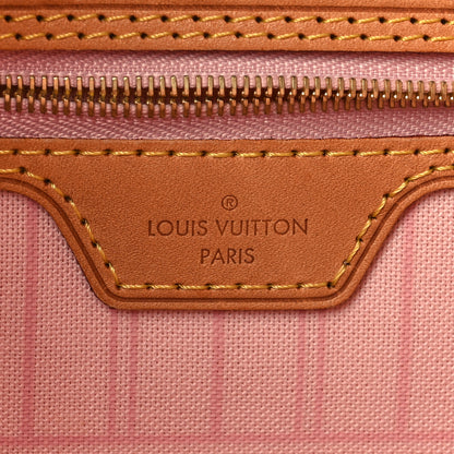 Louis Vuitton Damier Azur Neo Neverfull GM Rose Ballerine 7 of 11