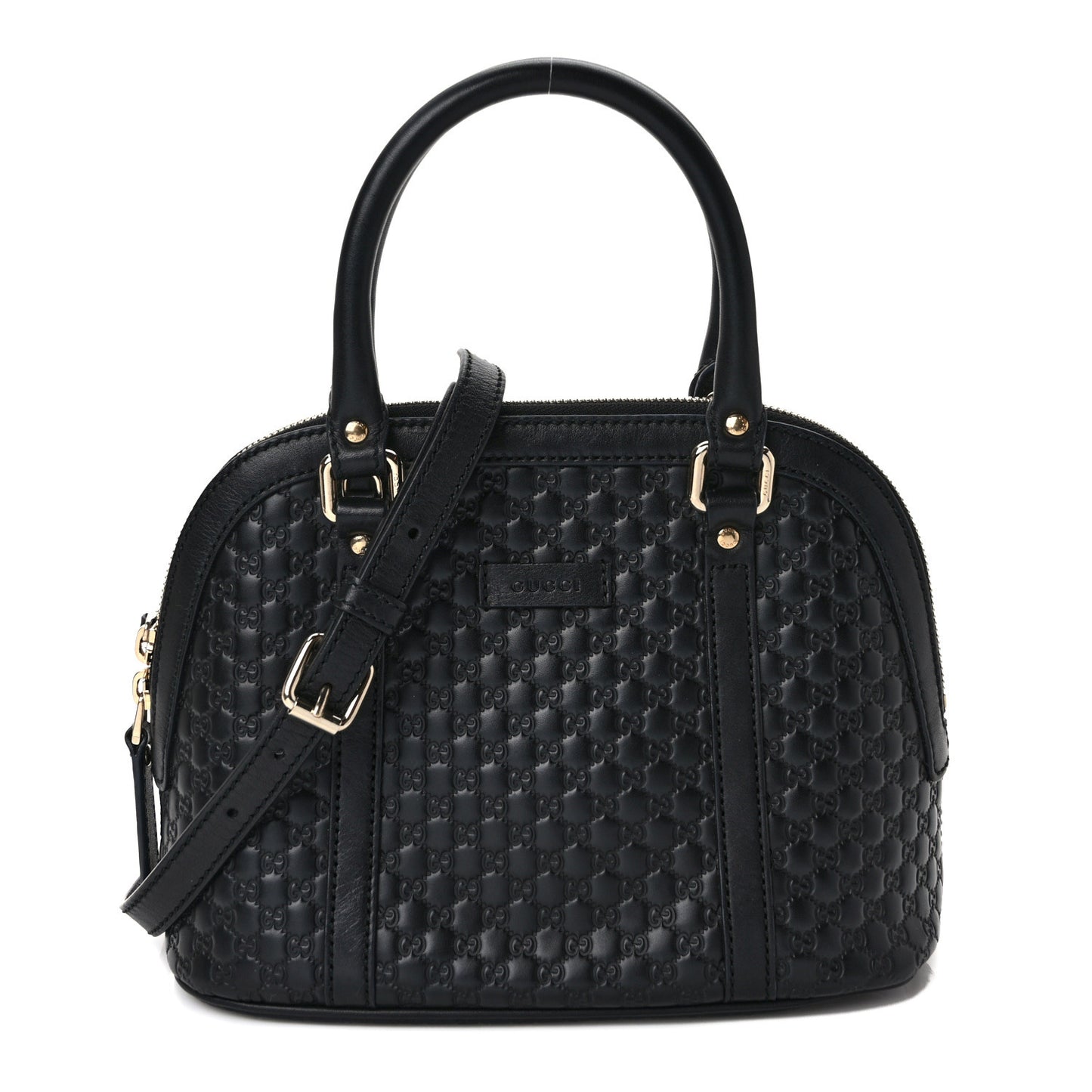 Microguccissima Mini Dome Bag Black
