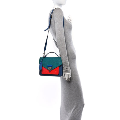 Louis Vuitton Epi Neo Monceau Emerald Green Indigo 3 of 9