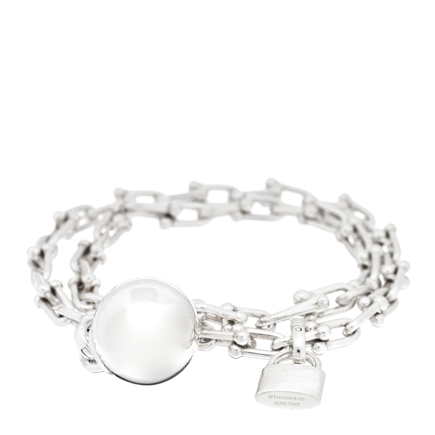 Tiffany Sterling Silver HardWear Wrap Bracelet 2 of 4
