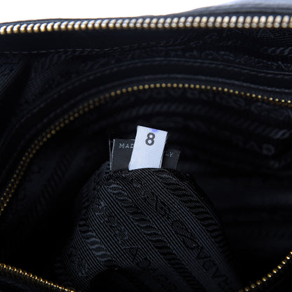 Prada Soft Calfskin Hobo Black 19 of 20