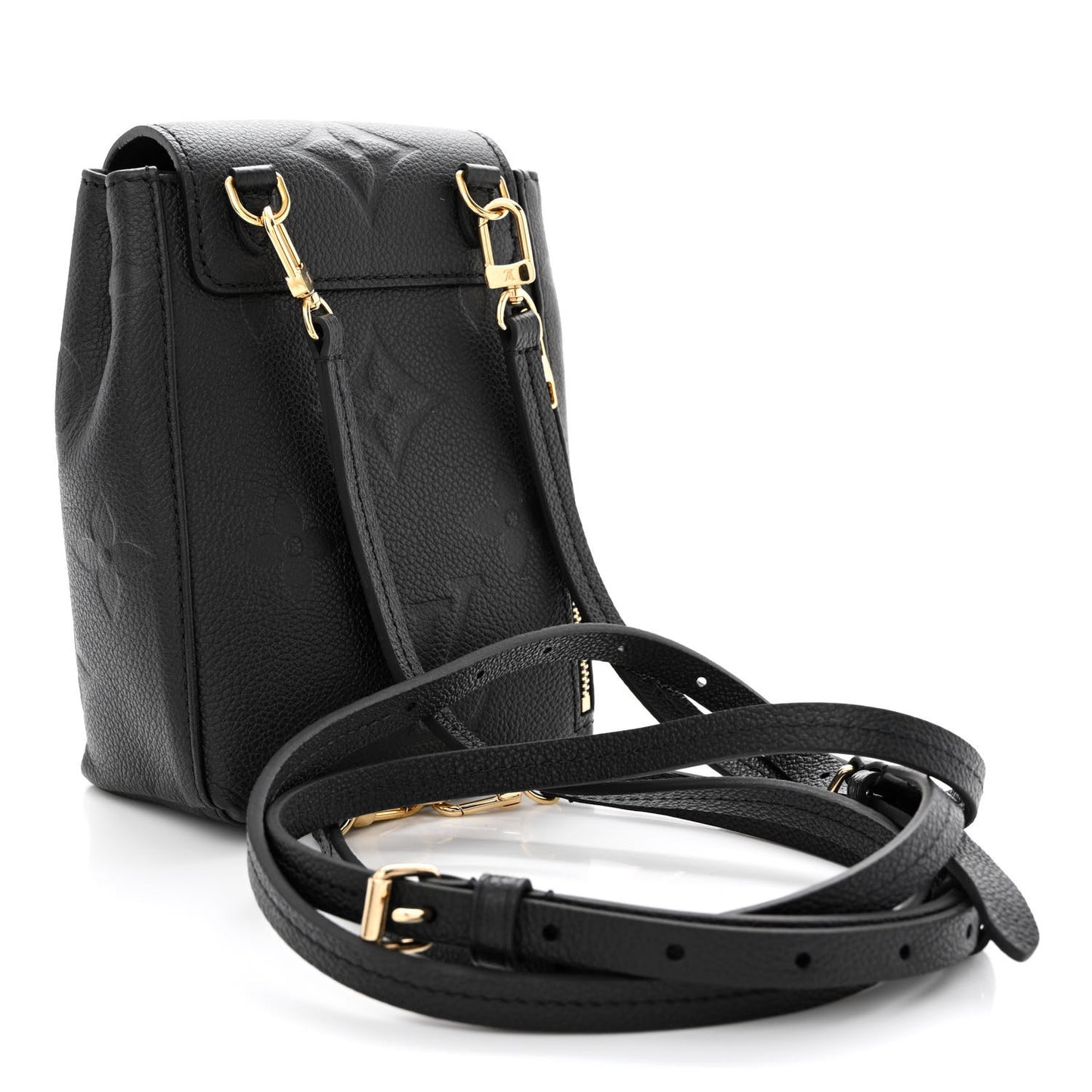Empreinte Monogram Giant Tiny Backpack Black