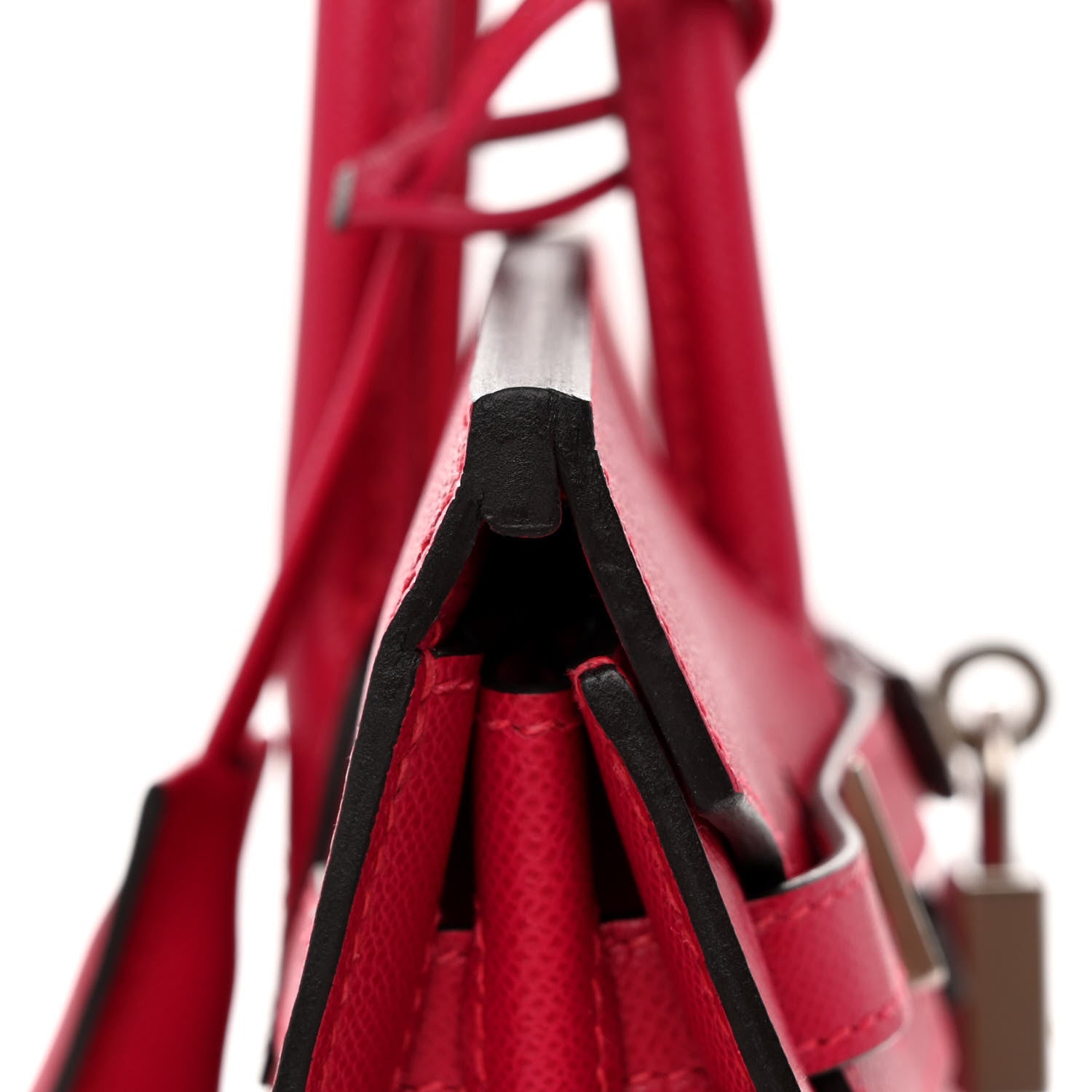 Hermes Madame Calfskin Birkin Sellier 25 Framboise 11 of 13