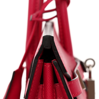 Hermes Madame Calfskin Birkin Sellier 25 Framboise 11 of 13