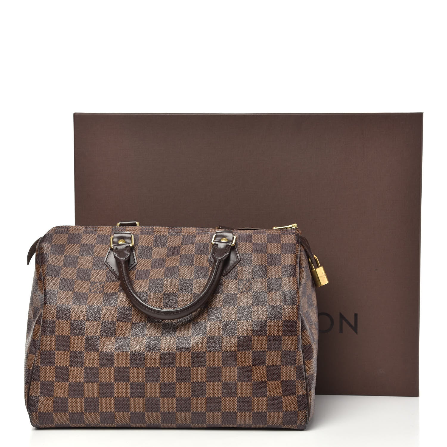 Louis Vuitton Damier Ebene Speedy 30 16 of 16