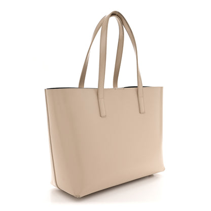 Saint Laurent Calfskin Classic Monogram Double Face Tote Nude Powder 4 of 17