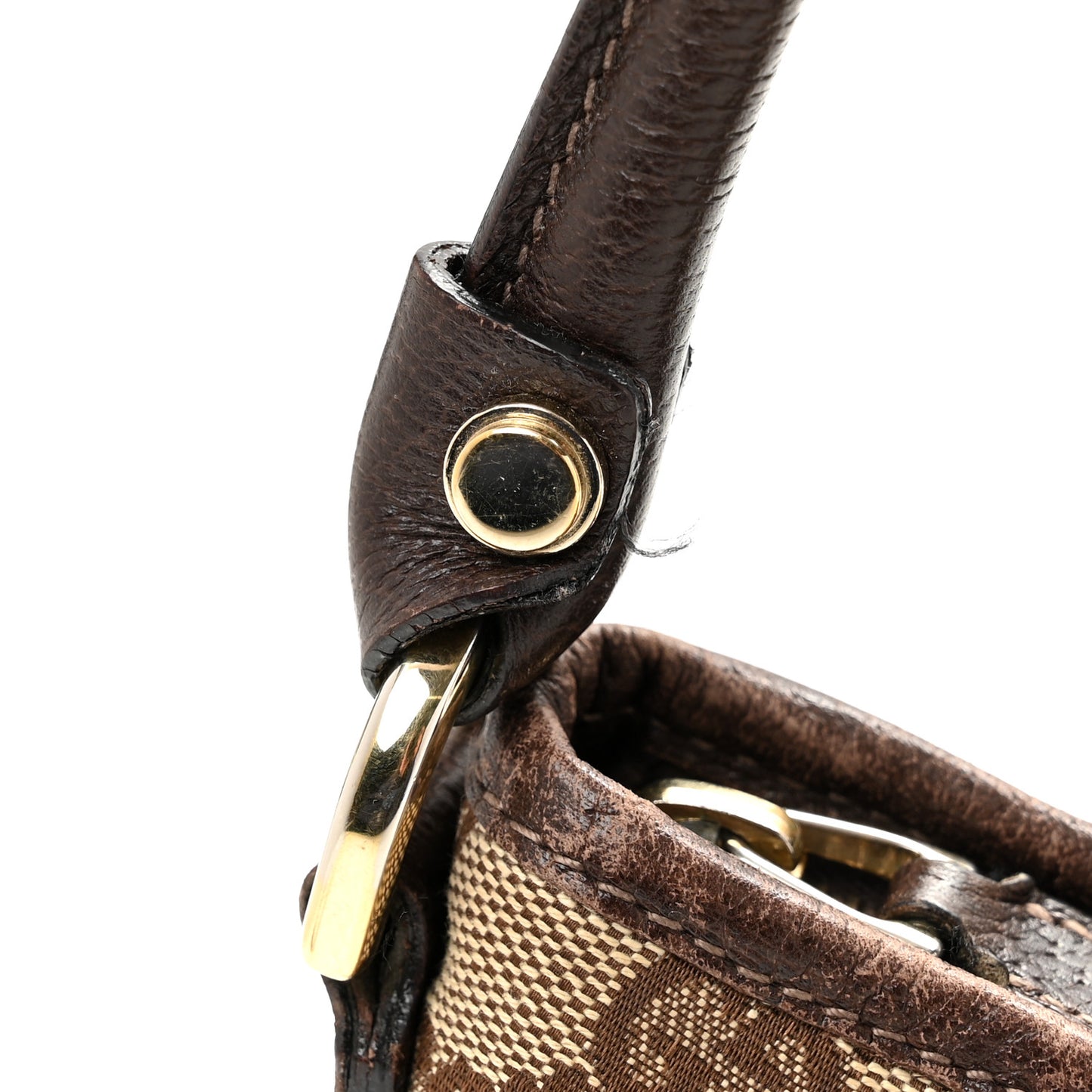 Monogram D Ring Abbey Pochette Brown