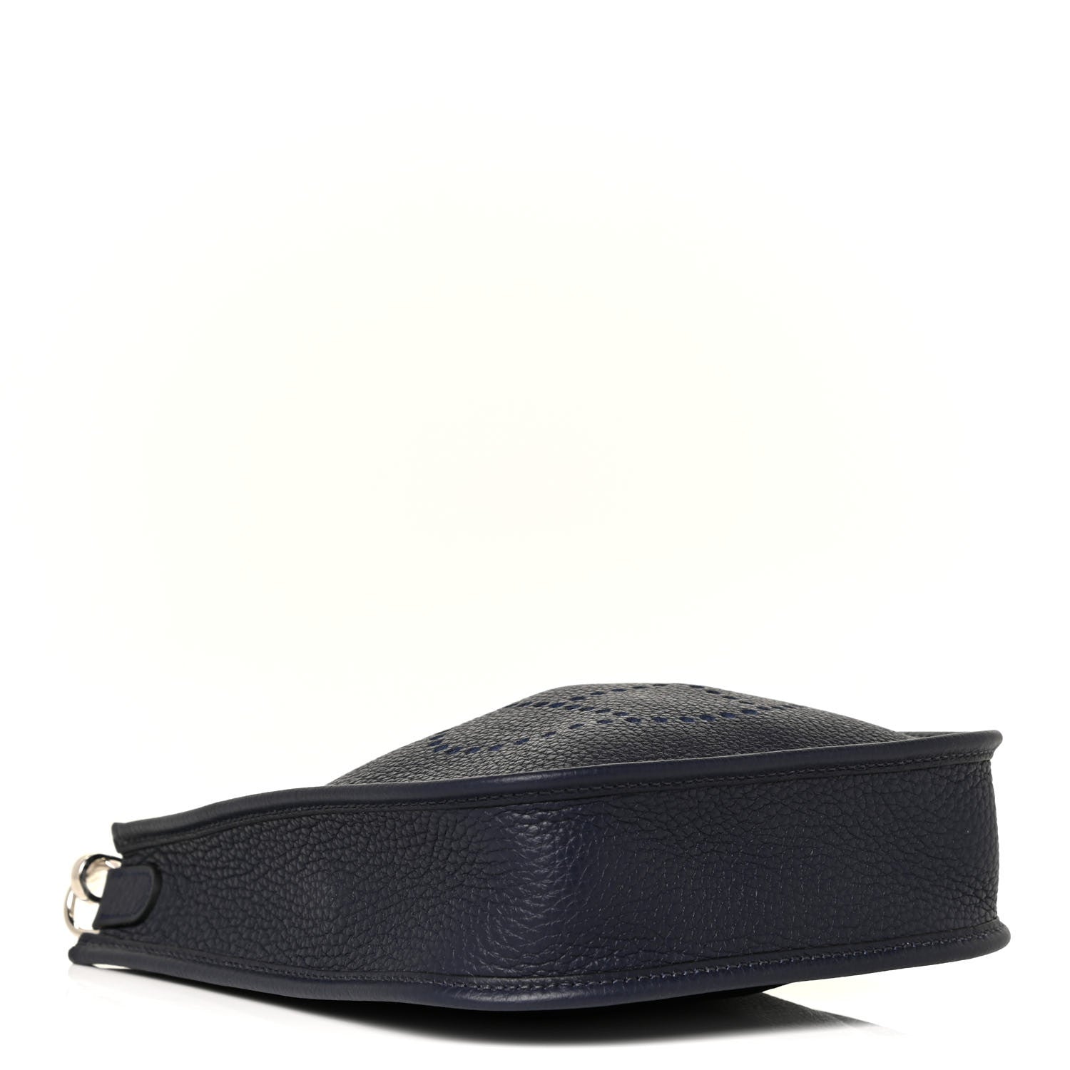 Hermes Taurillon Clemence Amazone Sangle Cavale Evelyne TPM Bleu Nuit Bleu Encre Cuivre 4 of 11