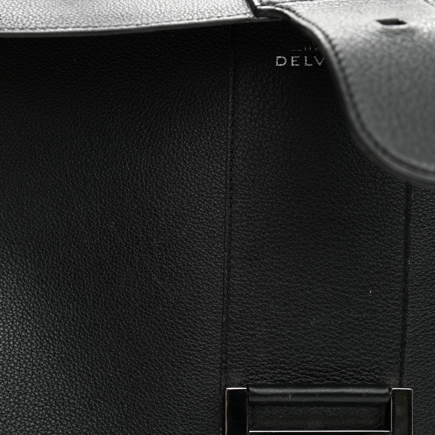 Grained Calfskin GM Brillant Satchel Black