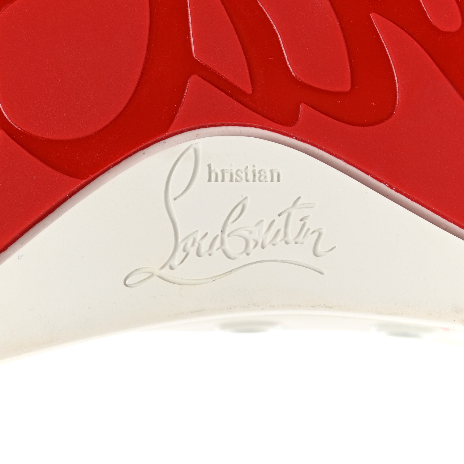 Christian Louboutin Calfskin Spikes Womens Vieira 2 Flat Sneakers 35.5 White 7 of 8