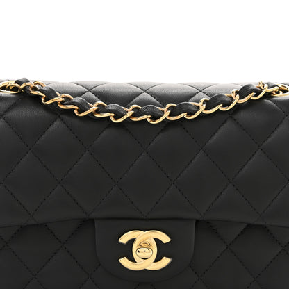 Chanel Lambskin Quilted Small Double Flap Black 8 of 11