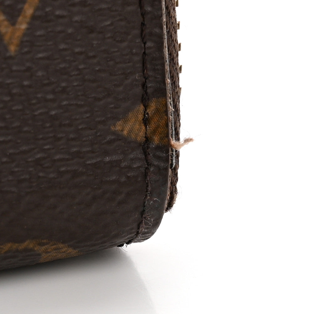 Monogram Clemence Wallet Rose Ballerine