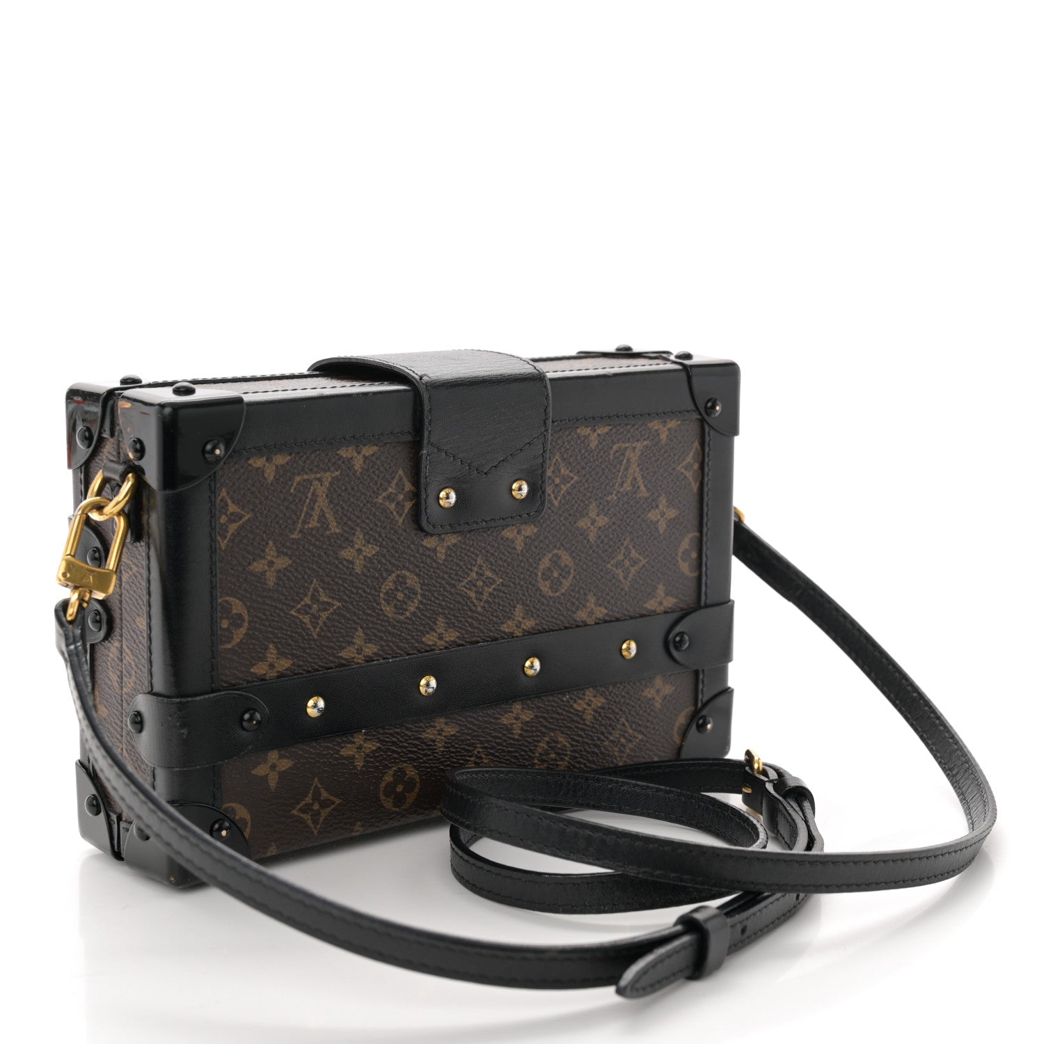 Louis Vuitton Monogram Petite Malle Black 3 of 14