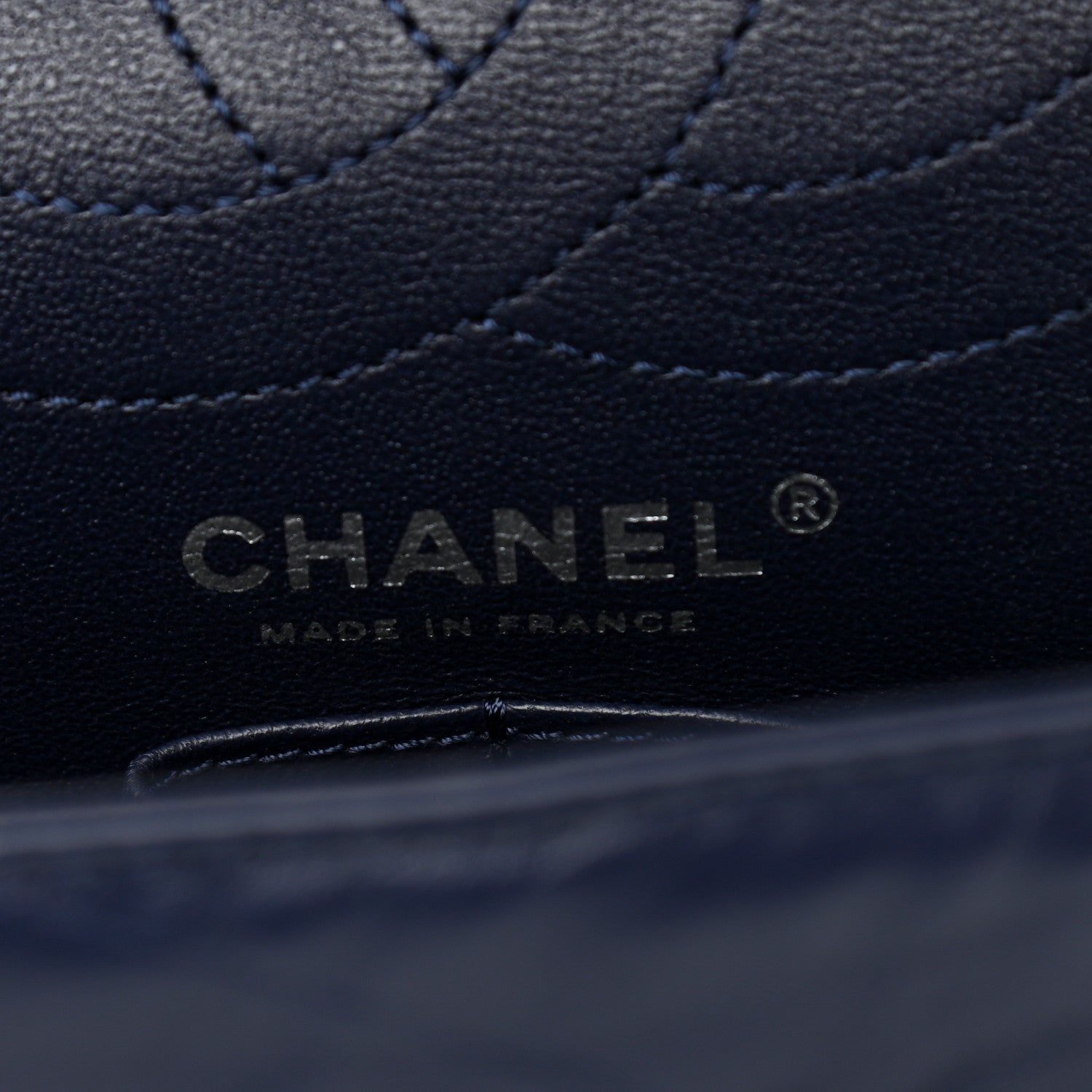 Chanel Aged Calfskin Quilted 2.55 Reissue 226 Flap Navy Blue 6 of 12
