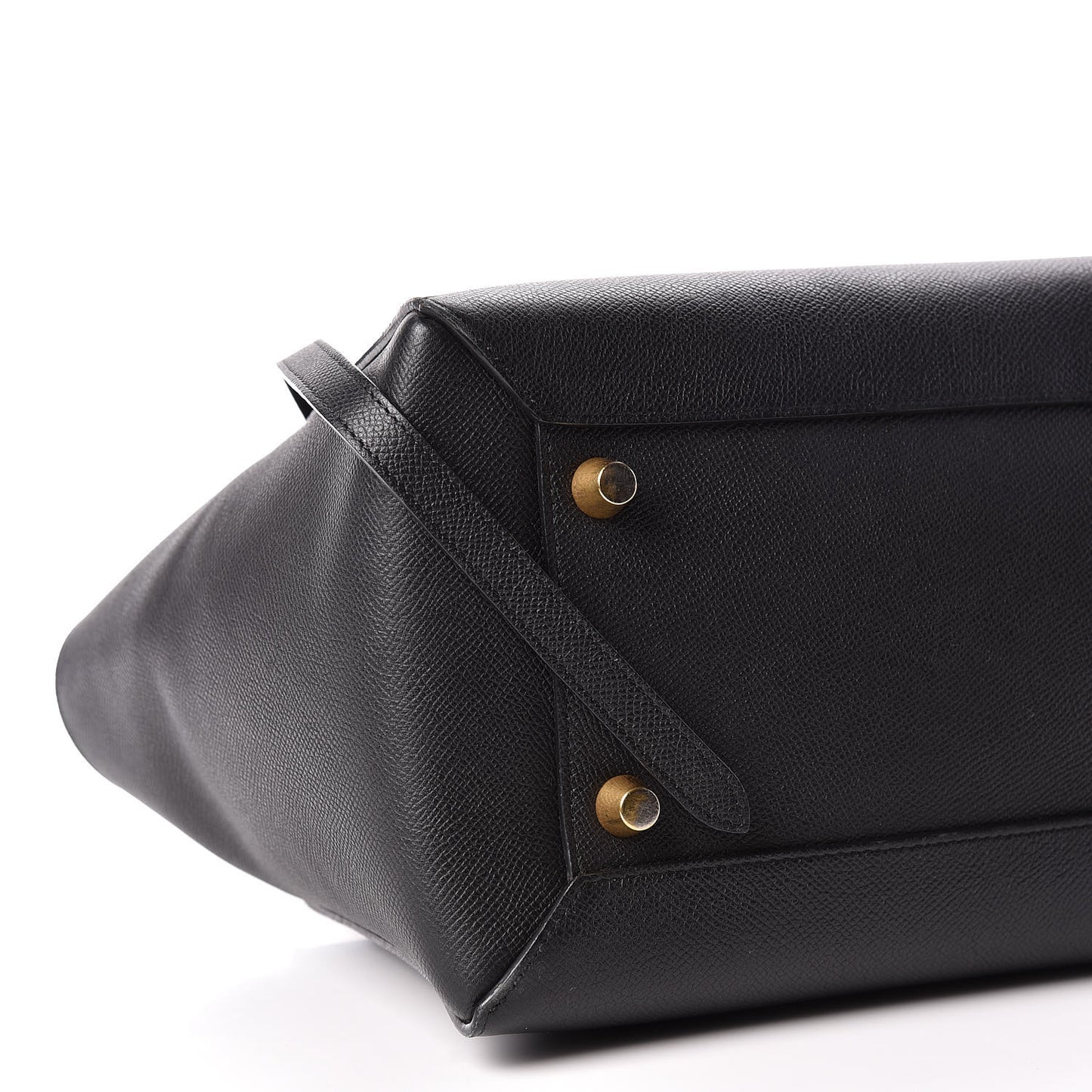 Grained Calfskin Mini Belt Bag Black