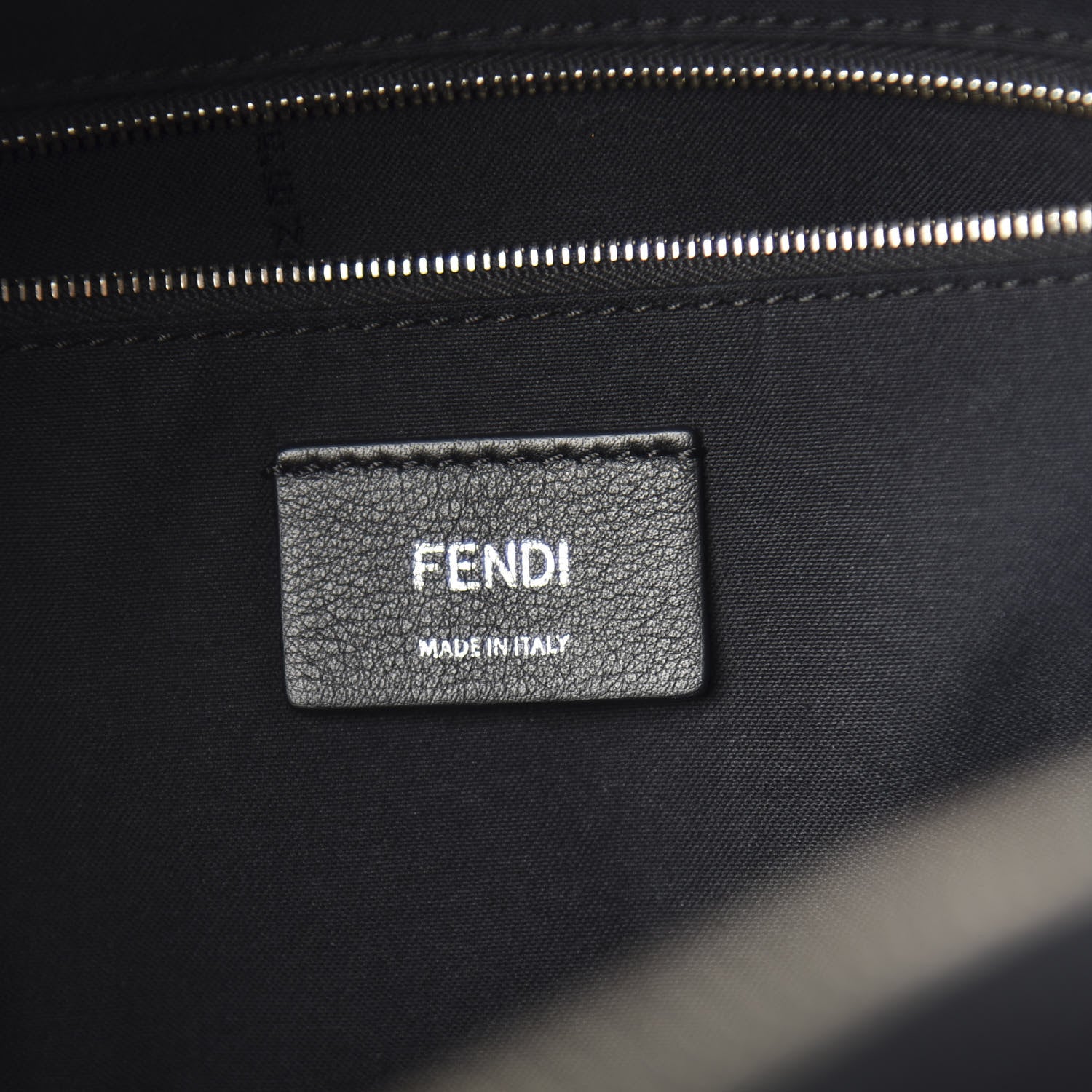 Fendi Vitello Nylon Studded Backpack Black 7 of 10
