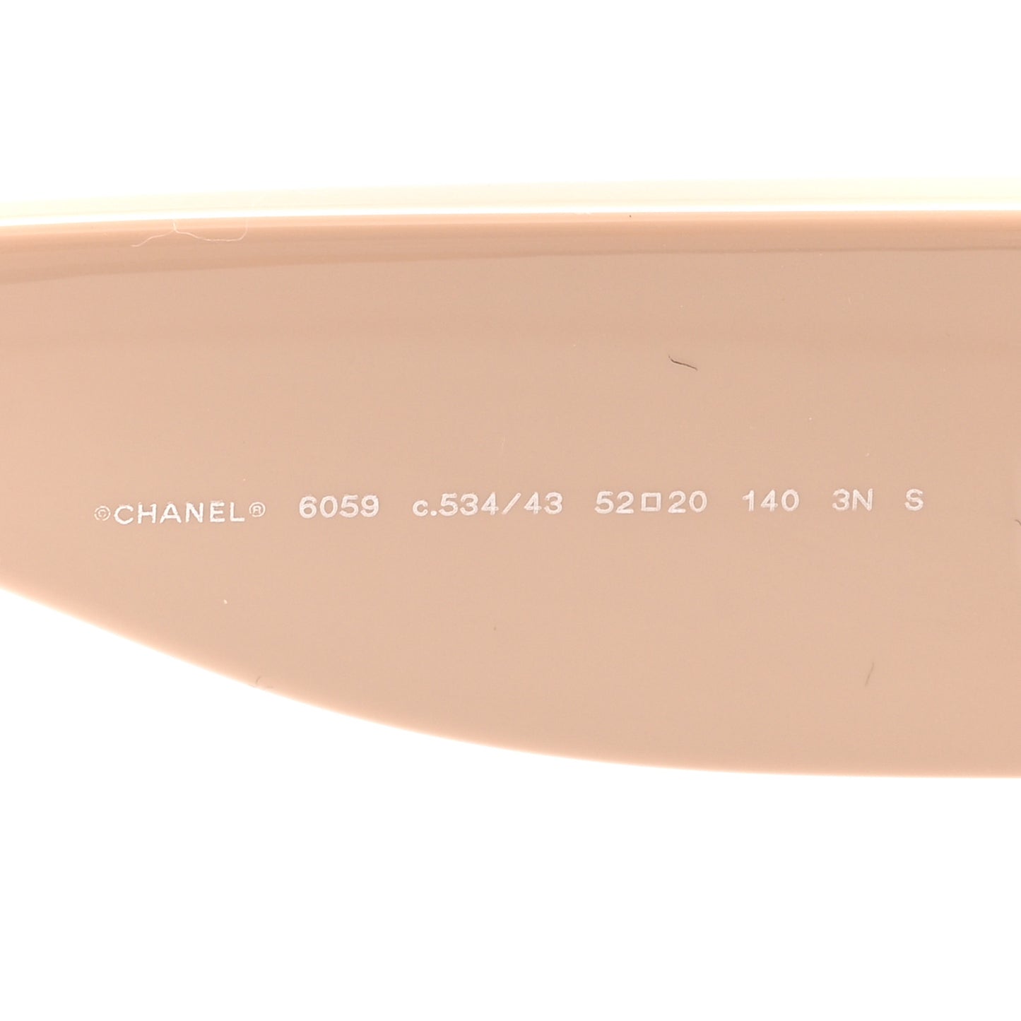 Acetate Square Sunglasses 6059 Black Beige