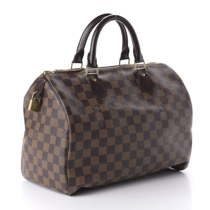 Louis Vuitton Damier Ebene Speedy 30 3 of 10
