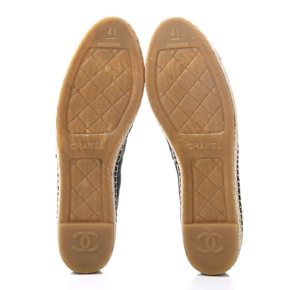 Chanel Lambskin CC Espadrilles 41 Black 5 of 7