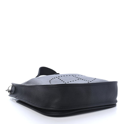 Hermes Taurillon Clemence Evelyne III PM Black 3 of 4