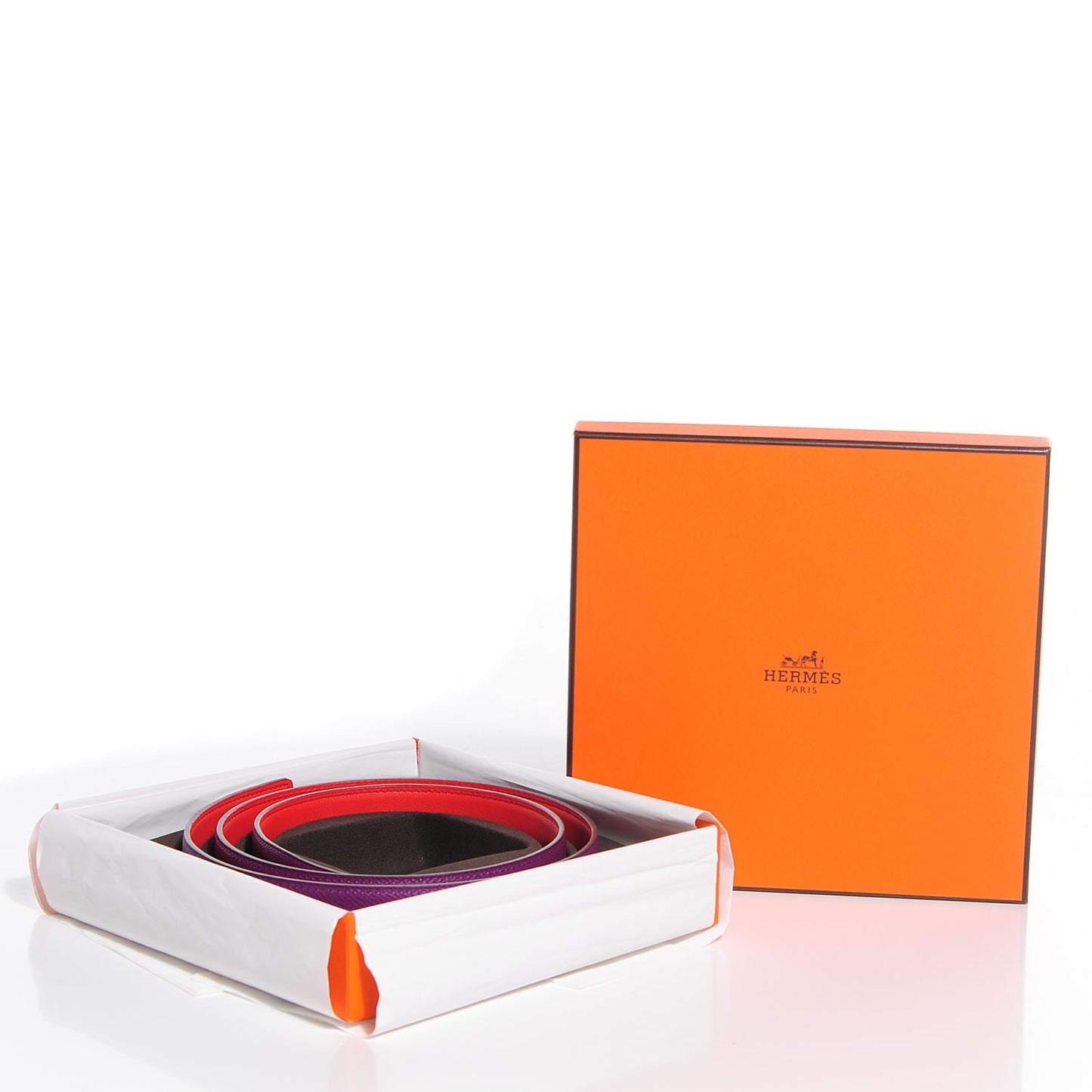 Epsom Swift Reversible Belt Strap 95 Anemone Capucine