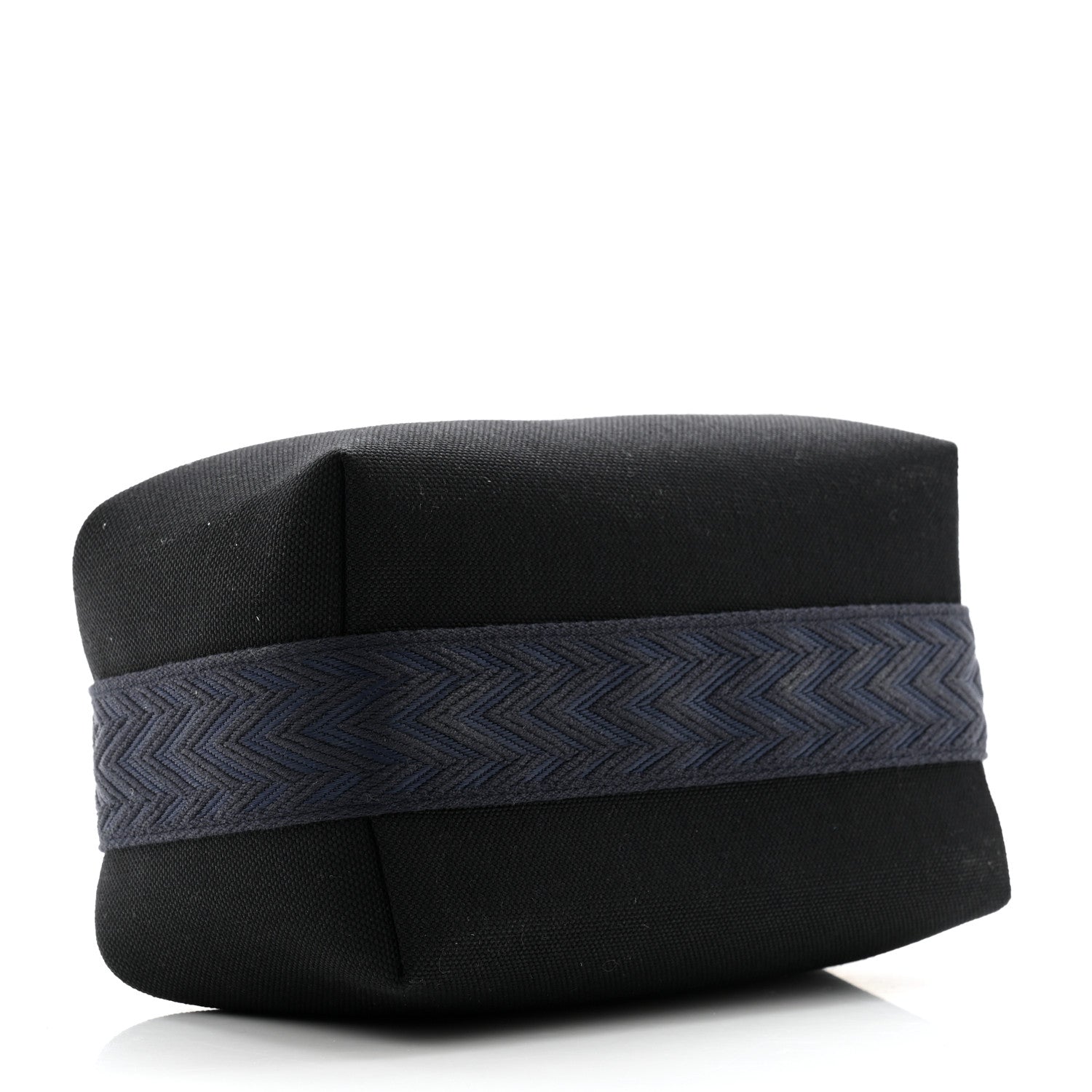 Hermes Canvas Small Bride-A-Brac Pouch Black Bleu Nuit 4 of 6